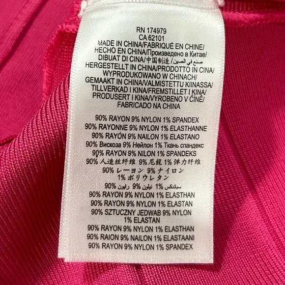 NEW HERVÉ LÉGER Barbiecore Bandage Mini Dress - Picture 9 of 9